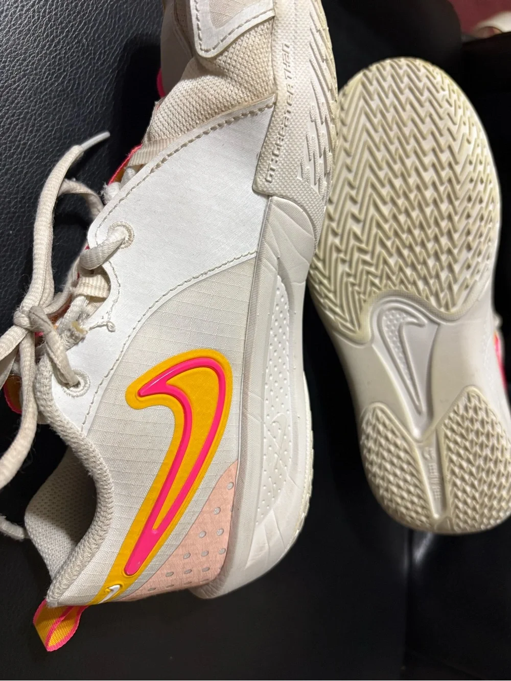 Nike GT 03 sneaker shoes  Pink & Yellow sneakers for girls/women’s size 6.5Y